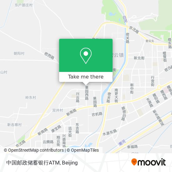 中国邮政储蓄银行ATM map