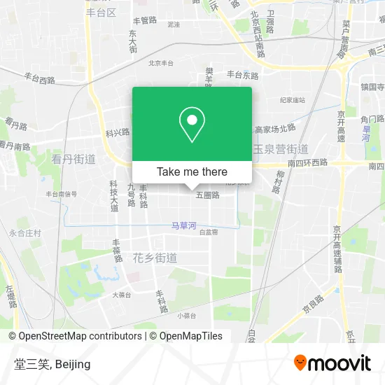 堂三笑 map