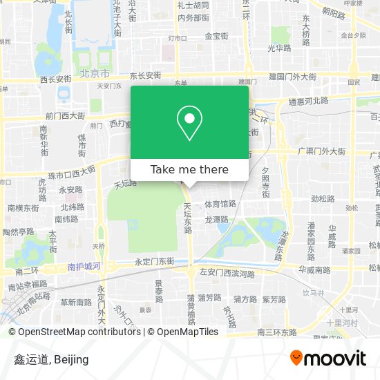 鑫运道 map