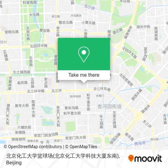 北京化工大学篮球场(北京化工大学科技大厦东南) map