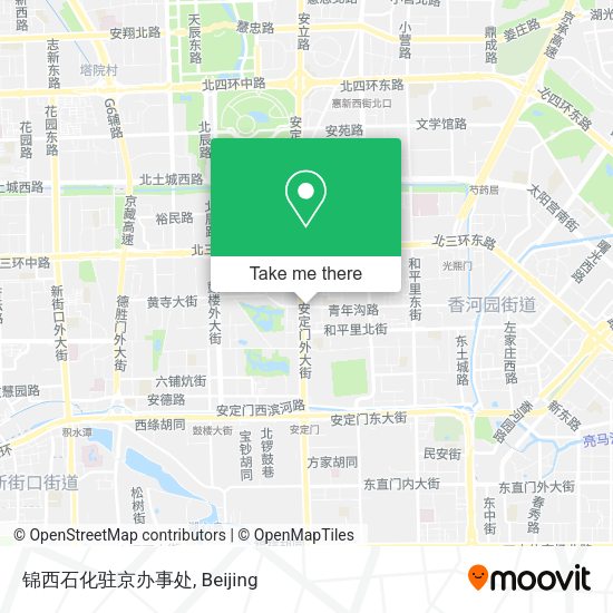 锦西石化驻京办事处 map