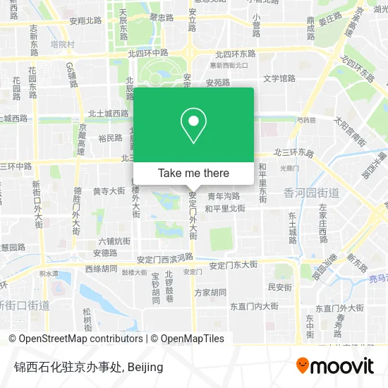 锦西石化驻京办事处 map