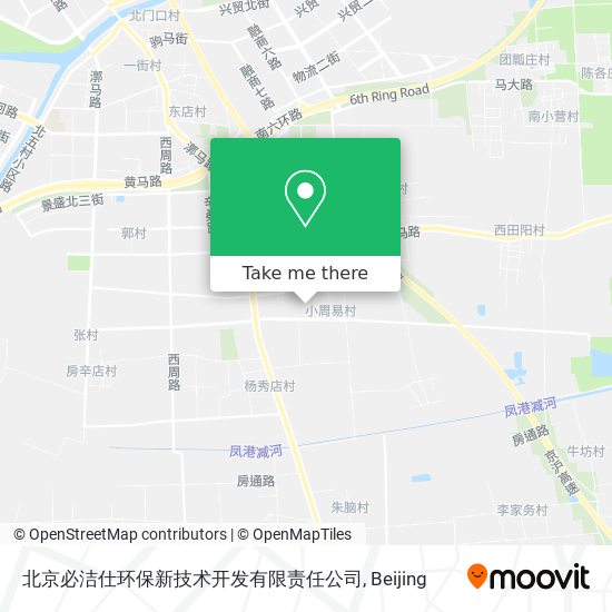 北京必洁仕环保新技术开发有限责任公司 map