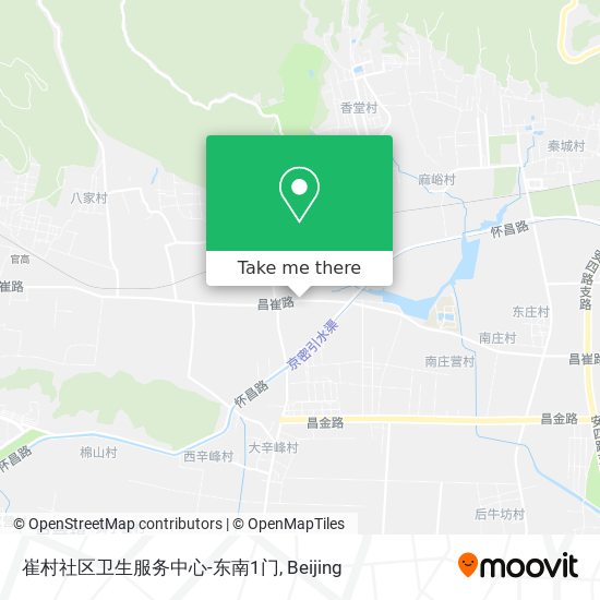 崔村社区卫生服务中心-东南1门 map