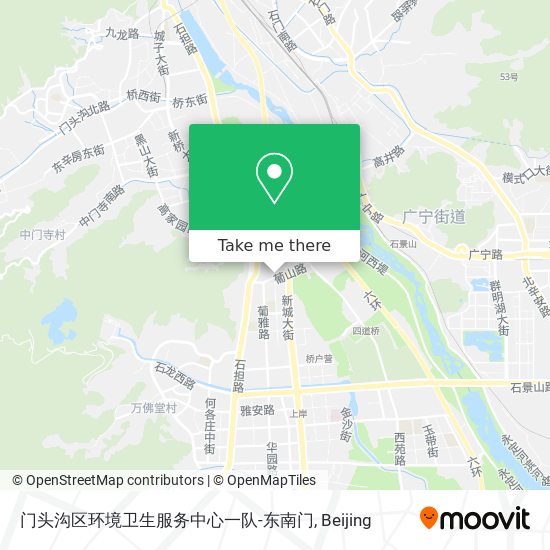 门头沟区环境卫生服务中心一队-东南门 map