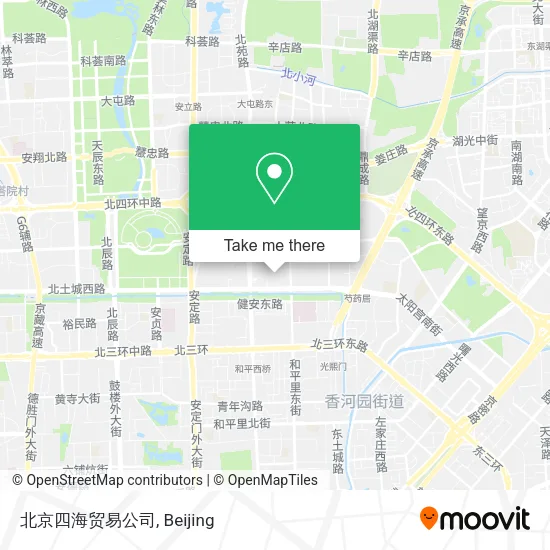 北京四海贸易公司 map