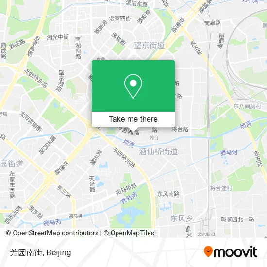 芳园南街 map