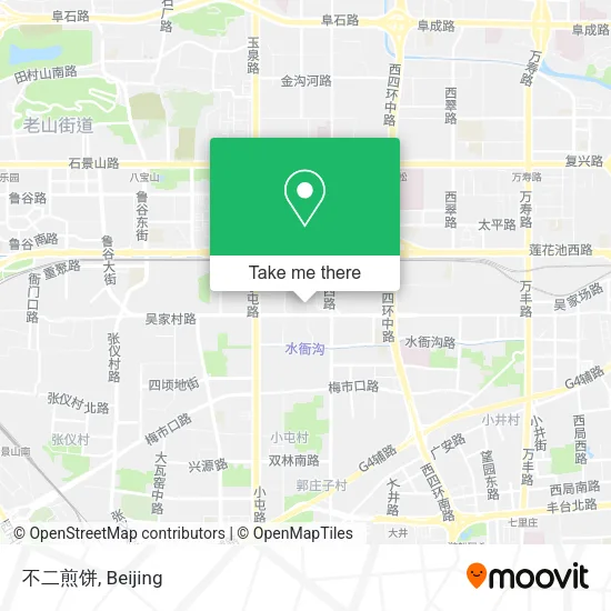 不二煎饼 map
