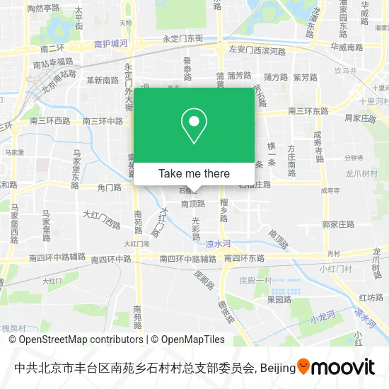 中共北京市丰台区南苑乡石村村总支部委员会 map