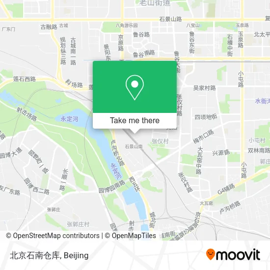 北京石南仓库 map