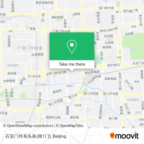 石安门外东头条(南1门) map