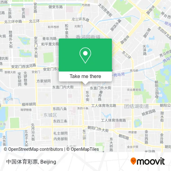 中国体育彩票 map
