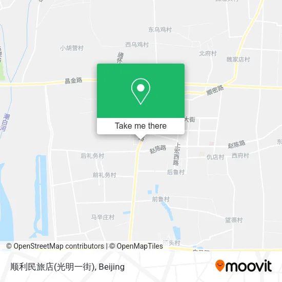 顺利民旅店(光明一街) map