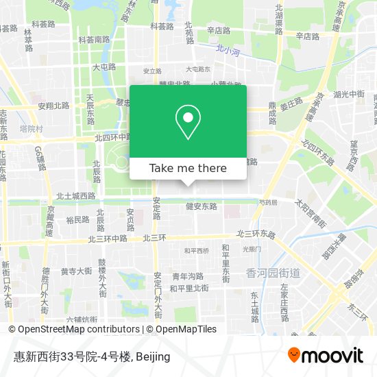 惠新西街33号院-4号楼 map