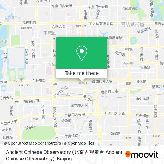 Ancient Chinese Observatory map