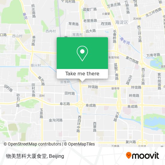 物美慧科大厦食堂 map