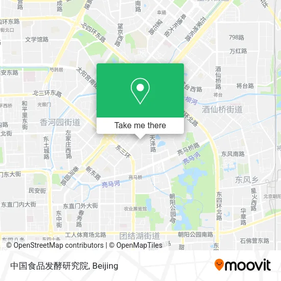 中国食品发酵研究院 map
