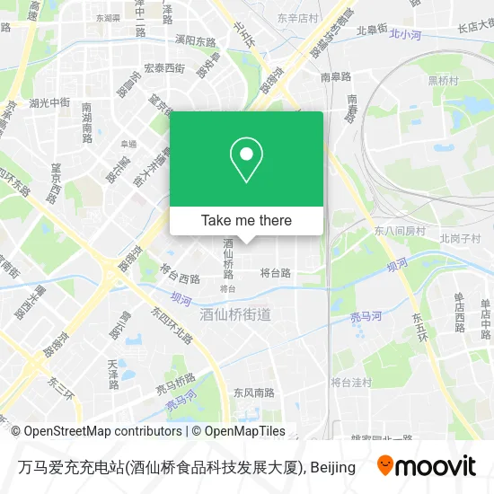 万马爱充充电站(酒仙桥食品科技发展大厦) map