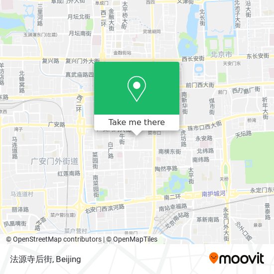 法源寺后街 map