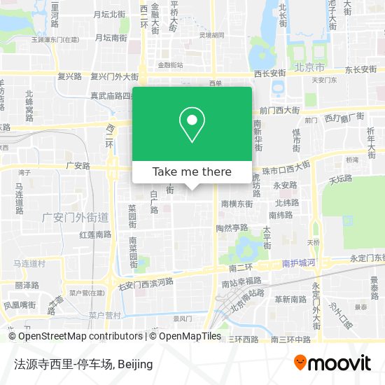 法源寺西里-停车场 map