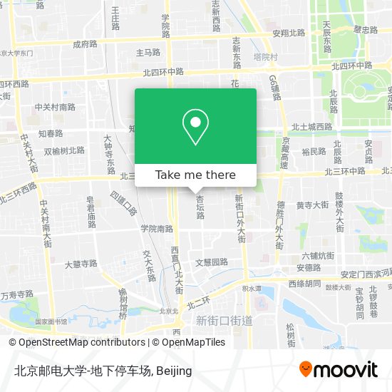 北京邮电大学-地下停车场 map