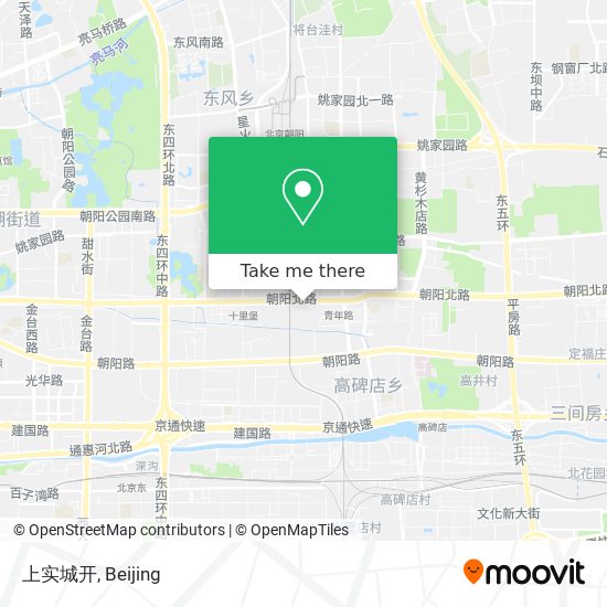 上实城开 map