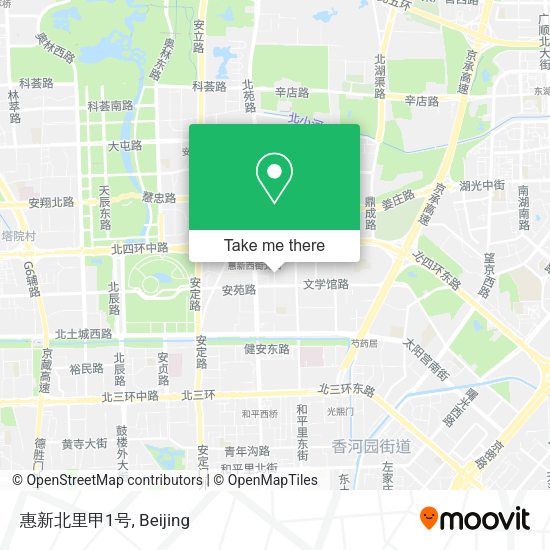 惠新北里甲1号 map