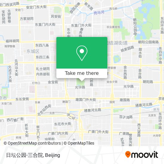 日坛公园-三合院 map