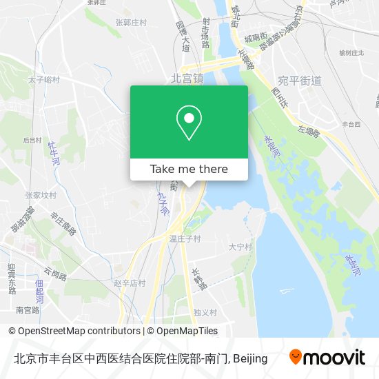 北京市丰台区中西医结合医院住院部-南门 map