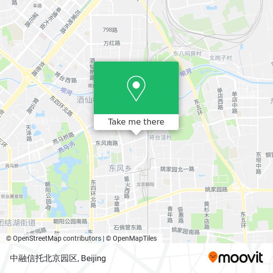 中融信托北京园区 map