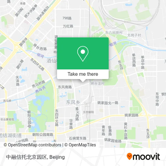 中融信托北京园区 map