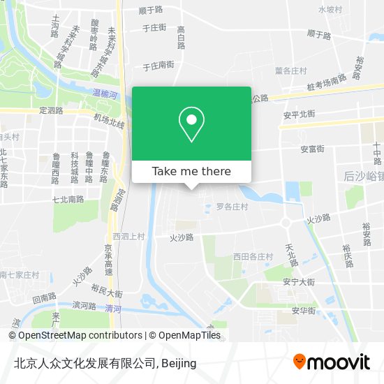 北京人众文化发展有限公司 map