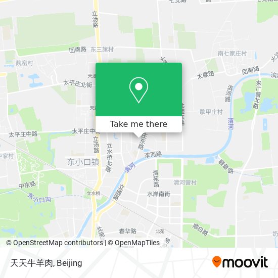天天牛羊肉 map