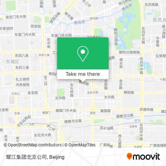 耀江集团北京公司 map
