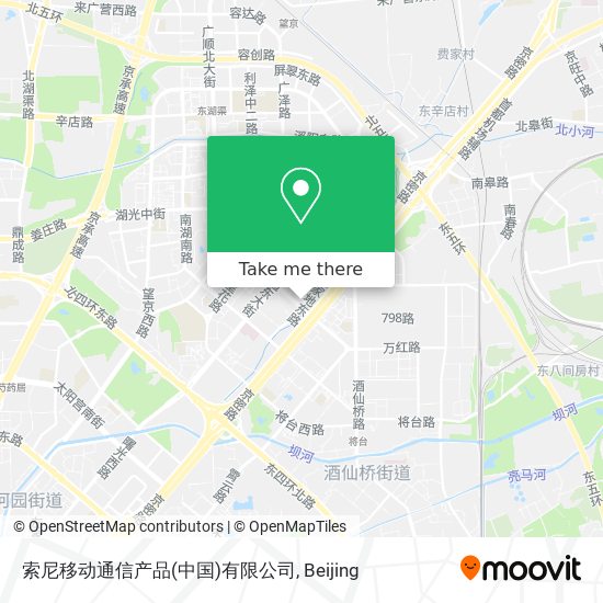 索尼移动通信产品(中国)有限公司 map