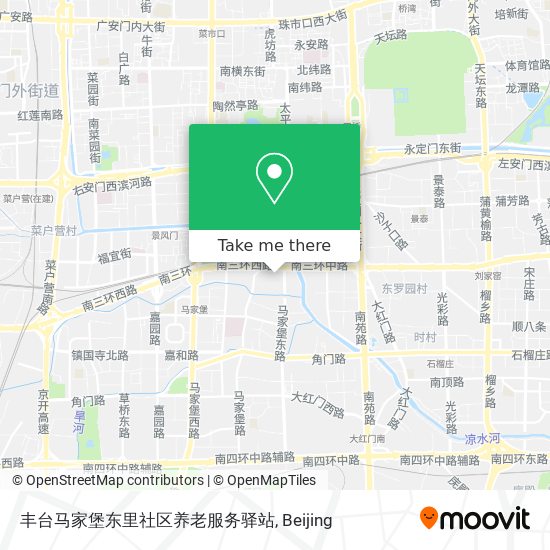 丰台马家堡东里社区养老服务驿站 map