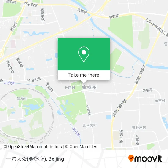 一汽大众(金盏店) map