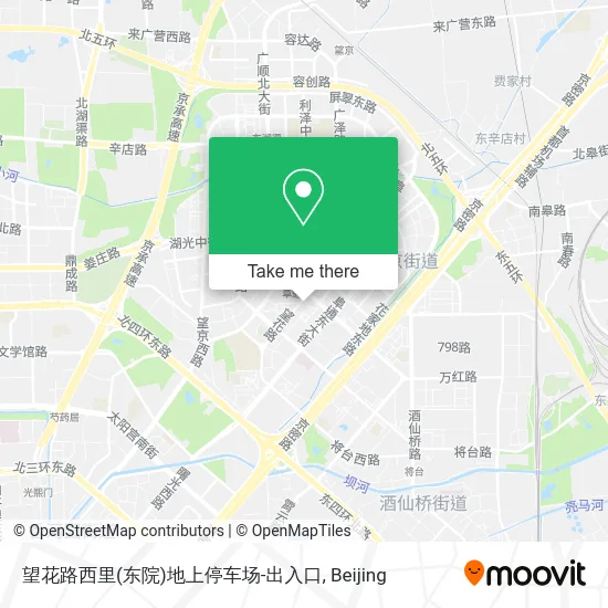 望花路西里(东院)地上停车场-出入口 map