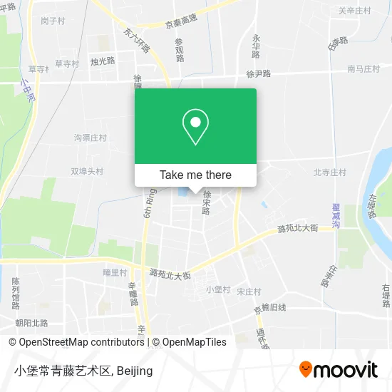 小堡常青藤艺术区 map