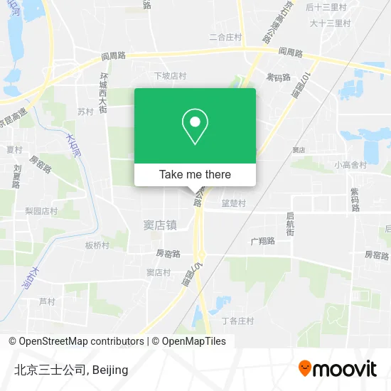 北京三士公司 map