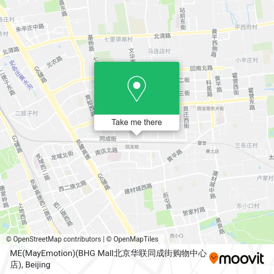 ME(MayEmotion)(BHG Mall北京华联同成街购物中心店) map