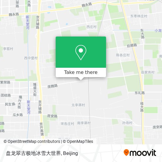 盘龙翠古极地冰雪大世界 map