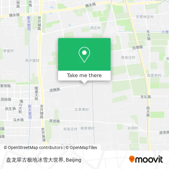 盘龙翠古极地冰雪大世界 map