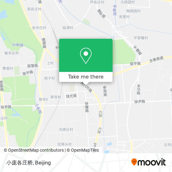 小庞各庄桥 map