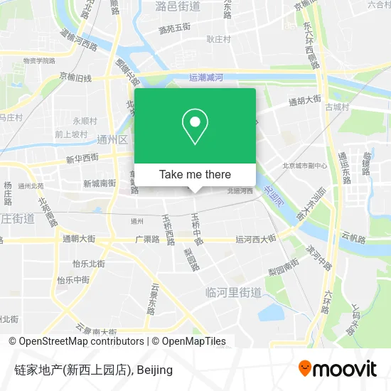 链家地产(新西上园店) map