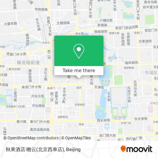 秋果酒店·瞻云(北京西单店) map