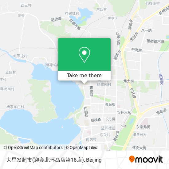 大星发超市(迎宾北环岛店第18店) map
