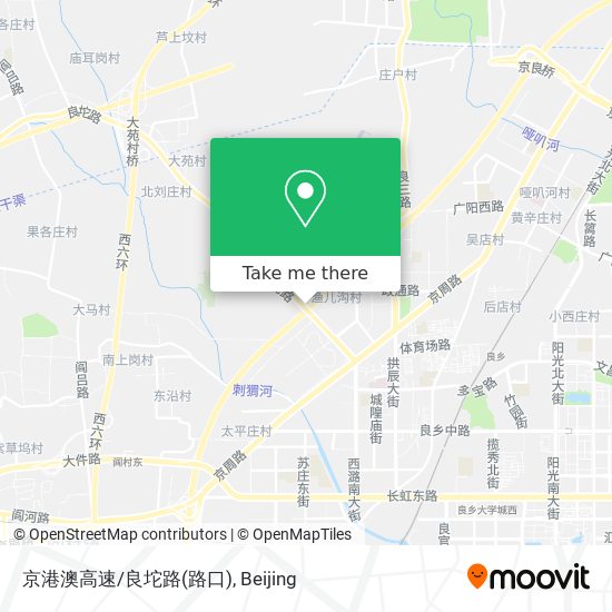 京港澳高速/良坨路(路口) map