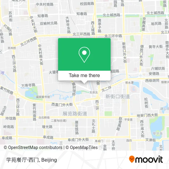 学苑餐厅-西门 map