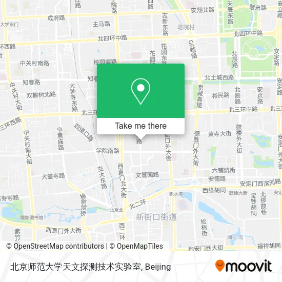北京师范大学天文探测技术实验室 map